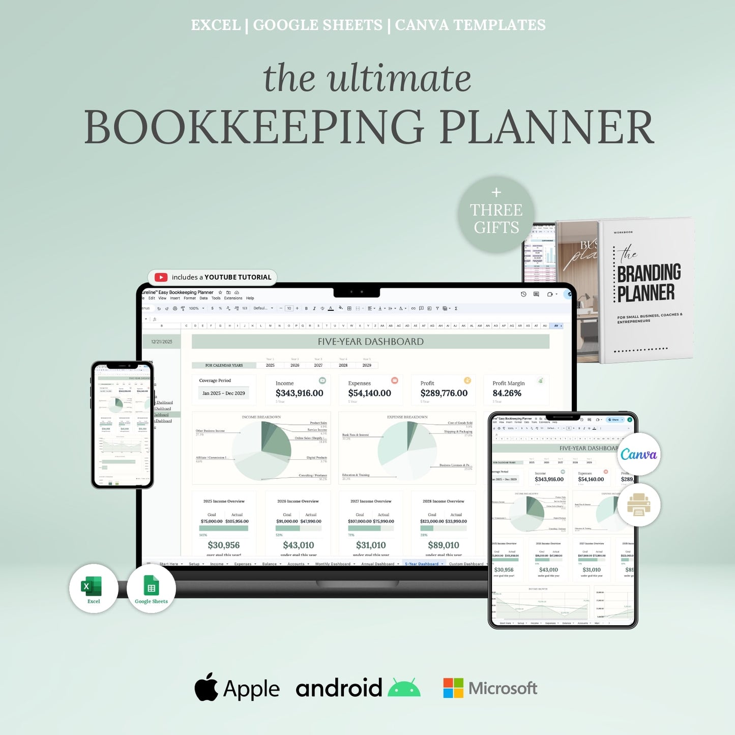 Easy Bookkeeping Planner