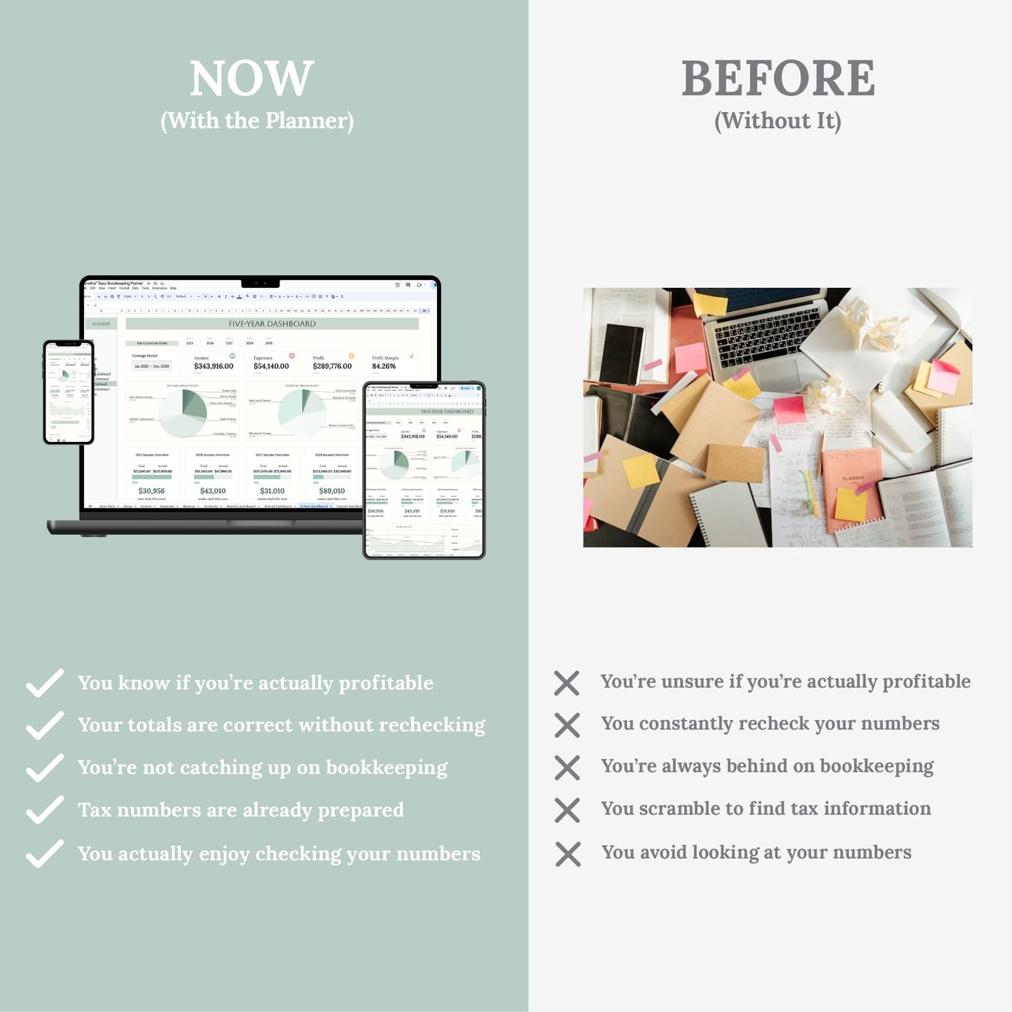 Easy Bookkeeping Planner