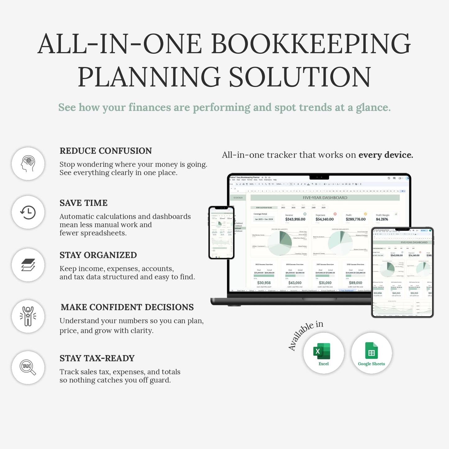 Easy Bookkeeping Planner